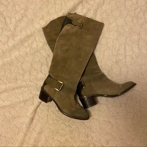I.N.C. Brown pull on knee high boot, size 7.5